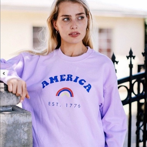 Lavander America EST Sweater - Picture 4 of 4